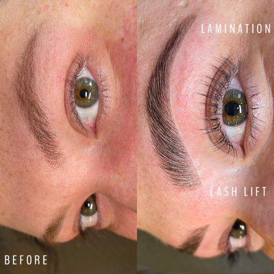 Eyebrow Lamination and Lash Lift