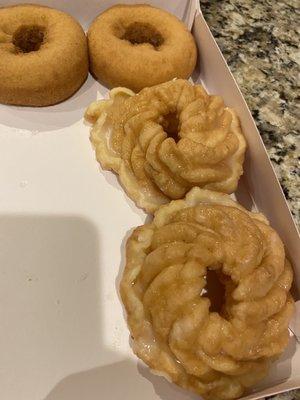 Greasy undercooked donuts - disgusting!