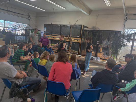 My Nature Lab is a place for learners of all ages! Our programs are carefully designed to engage every age.