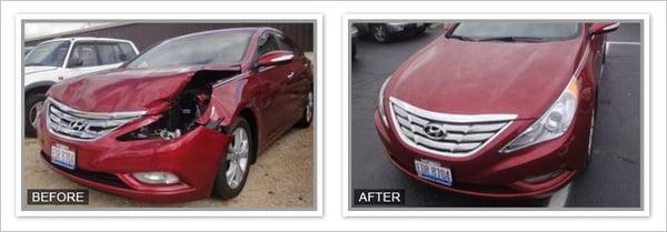 Body repair work that is performed at Trimbach's Body Shop. http://trimbachsbodyshop.com/services/before-and-after-gallery/