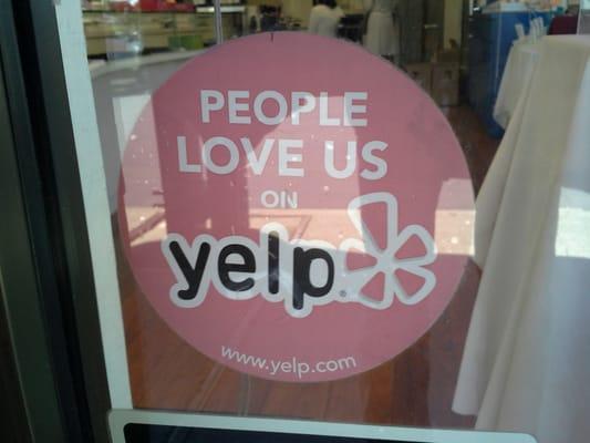 PEOPLE LOVE US on Yelp!