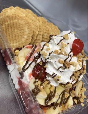 Ice cream nachos