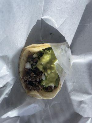 Asada taco