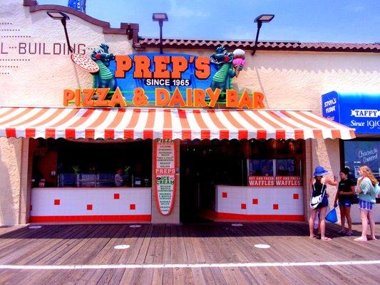 Prep's Pizzeria on the Ocean City boardwalk