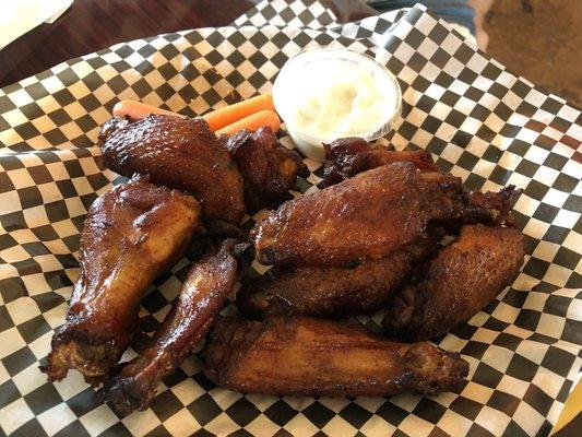 Yummy smoked wings