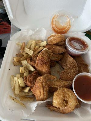 Shrimp Chicken Combo