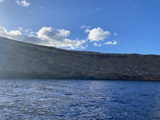 panoramic view of crater