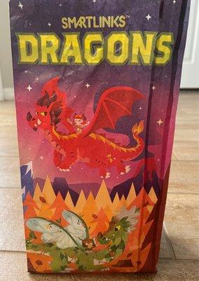 Roar! Wendys Kids Meal w Smartlinks Dragons art & toy :)