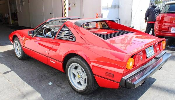 Pre-Purchase Inspection | 1985 Ferrari 308 at Beverly Hills Ferrari.  We do inspections they don't!