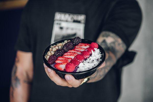 Many smoothie bowl flavors!