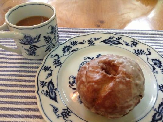 Old fashioned glazed donut from Johan's