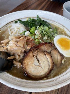 Tonkotsu ramen. $17.50 very delicious!!