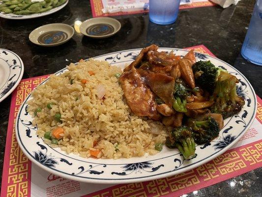 Hunan chicken combo