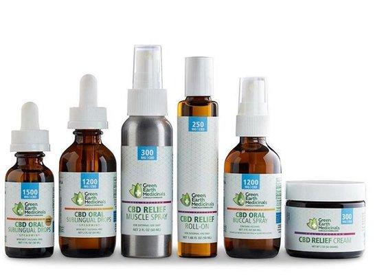 Our CBD line is available at our clinic and online.