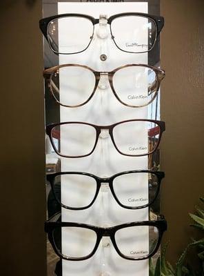 A sample of some frames we offer.