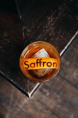 Saffron Old Fashioned