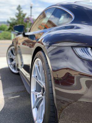 Depth of gloss is unbelievable with our Level-3 paint correction service.