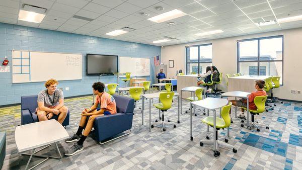 Modern facility designed with students needs in mind.