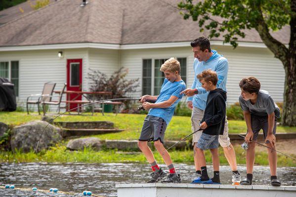 Family fishing (fishing license required).