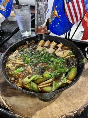 Japanese steak sukiyaki