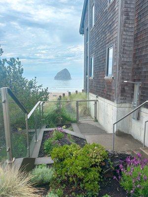 View from the hot tub