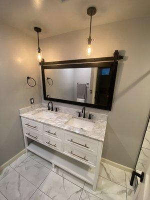 Complete bathroom remodel