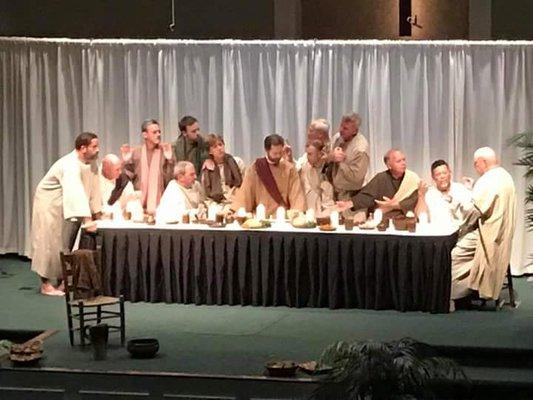 The LAST Supper presentation that we do every Palm Sunday