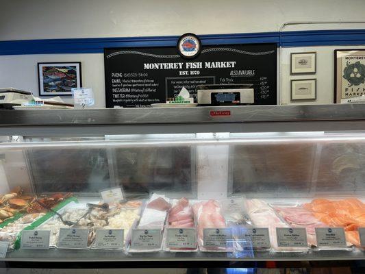 Seafood counter