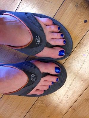 Anthony did my pedicure and manicure. He was awesome.