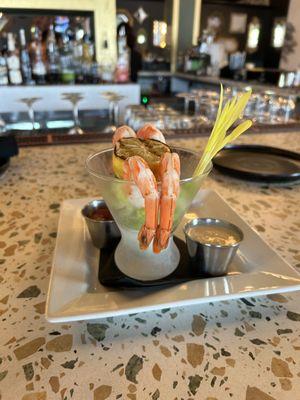 Shrimp cocktail appetizer