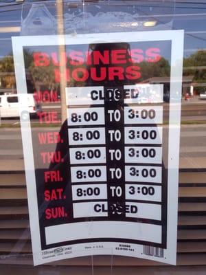 Business hours