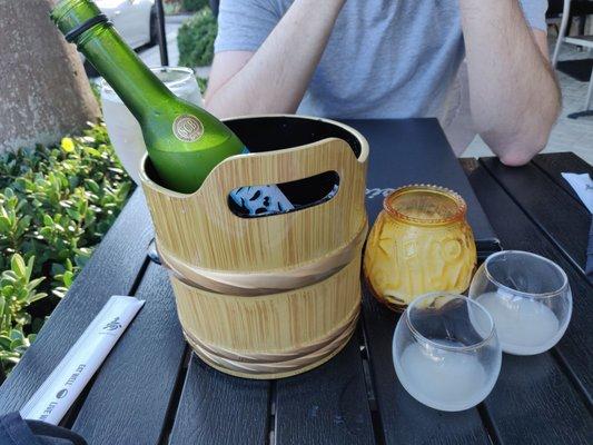 Happy Hour Sake ($15 bottle during HH)