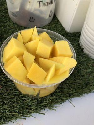 A concoction of mangoes and all kinds of salty things