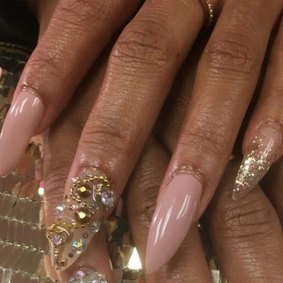 The keys to these nails is pure love in the nails. Nails by chewy