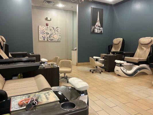 Pedicure area