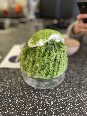 Matcha shaved ice. IG: @_emwong_