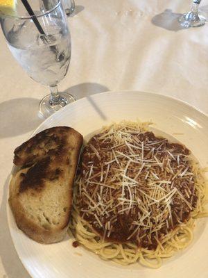 Spaghetti with meat sauce