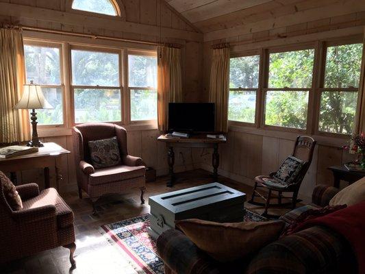 Living area of our cottage