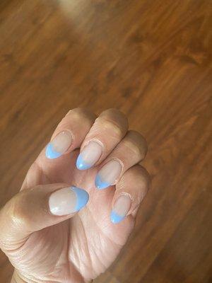 2021 trendy periwinkle manicure