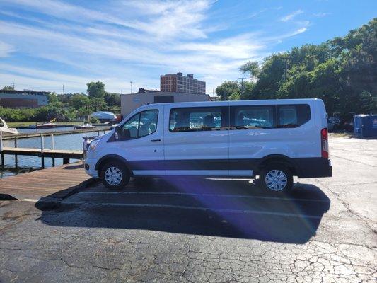 Staying cool and waiting for the return of the BrewBoat cruise in Cleveland