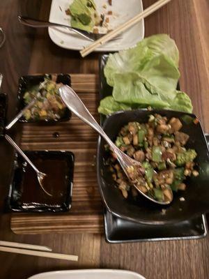 Duck lettuce wrap