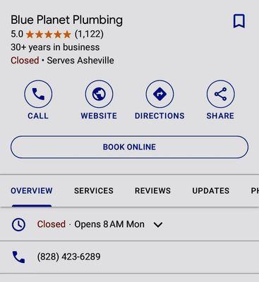 Top rated plumbing service provider in the Asheville/Buncombe area