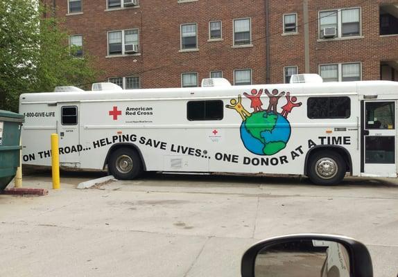 Can't come here?  Red Cross can come to your group.  Sponsor a blood drive.