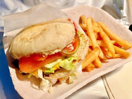 Classic Cheeseburger from Ark Royal Burgers Food Truck