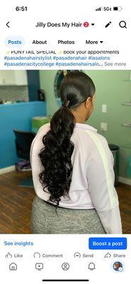 Ponytail 2 bundles