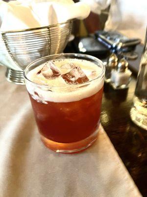 Gulp: (The 'Piccola': Vermouth+Campari+Rye Whiskey)- Weak