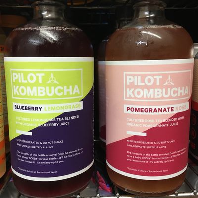 Locally crafted Kombucha now on tap, and in bottles: Turmeric Aloe, Blueberry Lemongrass, and Pomegranate Rose!