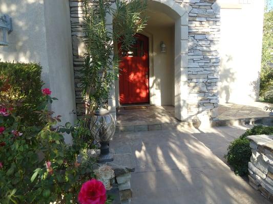 Santa Monica Exterior Project - Nothing says "Welcome Home" as your Front Door.  Make a statement, add some color to show off your style!