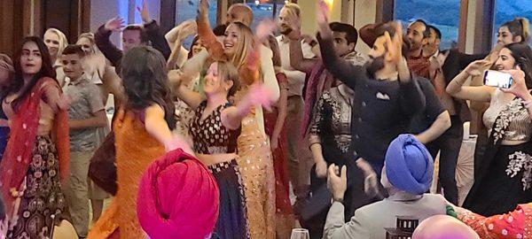 DJ Emir of Denver's Best DJs Makes The Party Fun All Night At this Indian Engagement Party at Fossil Trace Golf Course Golden Colorado