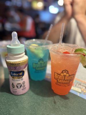 Yummy drinks on the boardwalk (family friendly, too)